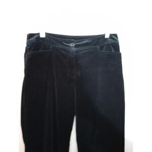 Eileen Fisher Black Velour Pants Jeans S